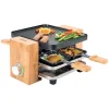 Boutique Acheter ❤️ Koenig Gril à Raclette Bamboo, 4er – Grils à Raclette ✨ 13