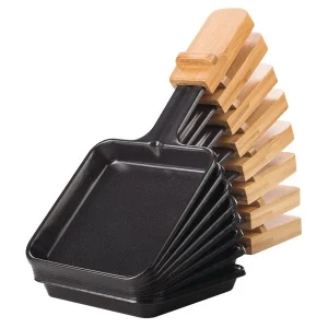 Budget 🧨 Koenig Gril à Raclette Bamboo, 8er – Grils à Raclette ✨ luxe soldes 9