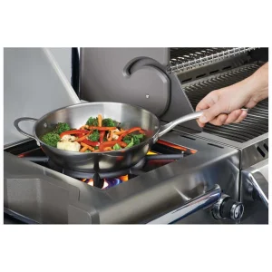 en ligne vente Meilleure vente 🔔 NAPOLEON Wok En Acier Inoxydable 30.5cm – Accessoires Pour Raclette Et Foundue 🔥 7