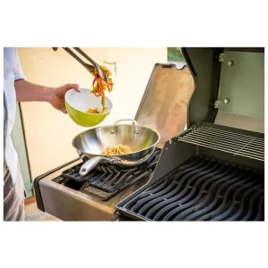 en ligne vente Meilleure vente 🔔 NAPOLEON Wok En Acier Inoxydable 30.5cm – Accessoires Pour Raclette Et Foundue 🔥 9