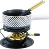 Coupon 😉 Kadastar Service à Fondue Au Fromage Dots 5 Pièce/s, Noir – Kit De Fondue 👍 pas cher 7