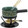 remise en ligne Bon marché 🎁 Kadastar Service à Fondue Au Fromage Winter Stars Ø 16 Cm, 5 Pièce/s, Noir – Kit De Fondue 🔔 11