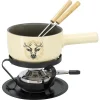 grande popularité Budget 👏 Kadastar Service à Fondue Au Fromage Deer E16 5 Pièce/s, Beige/Noir – Kit De Fondue ✔️ 7