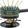 excellente qualité De gros 😉 Kadastar Service à Fondue Au Fromage Winter Stars Ø 22 Cm, 9 Pièce/s, Noir – Kit De Fondue ⭐ 7