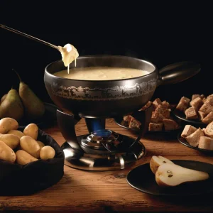 en vente Acheter ✨ Stöckli Service à Fondue Au Fromage Remontée Mécanique Alpine 7 Pièce/s, Noir – Kit De Fondue 😍 6