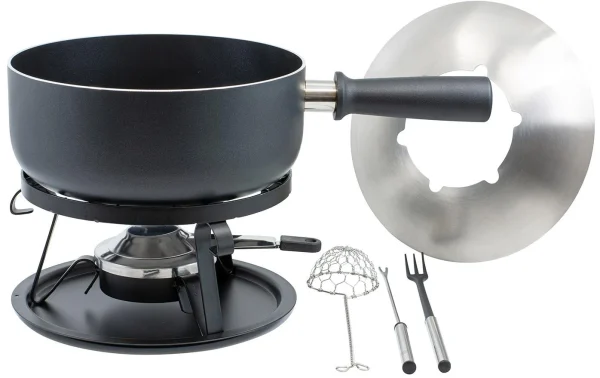 Satisfait ou Remboursé Nouveau 🤩 Kadastar Service à Fondue Au Fromage Royal 22 Pièce/s, Noir – Kit De Fondue 😀 3