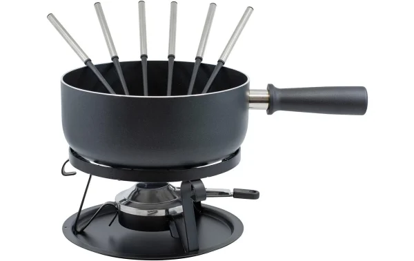 Satisfait ou Remboursé Nouveau 🤩 Kadastar Service à Fondue Au Fromage Royal 22 Pièce/s, Noir – Kit De Fondue 😀 4