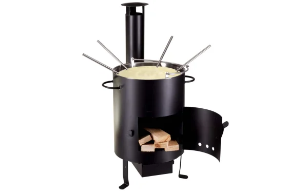 soldes en ligne Sortie 😀 Nouvel Four à Fondue Au Fromage Openair 5 Pièce/s, Noir – Kit De Fondue ⌛ 1