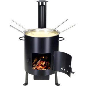 soldes en ligne Sortie 😀 Nouvel Four à Fondue Au Fromage Openair 5 Pièce/s, Noir – Kit De Fondue ⌛ 7