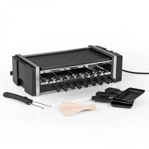 magasin Budget 🌟 MAXXMEE Grill à Raclette 3en1, 1200W 6 Personnes – Grils à Raclette 😉 9