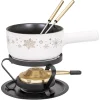Offres ✔️ Kadastar Service à Fondue Au Fromage Sparkling Winter E16 5 Pièce/s, Noir/Blanc – Kit De Fondue 🎉 à prix d'occasion 7