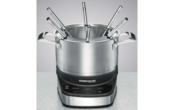 france Bon marché ⌛ Rommelsbacher Service à Fondue Tout-en-un 20.F 1200, 7 Pièce/s, Argenté – Kit De Fondue 🧨 1