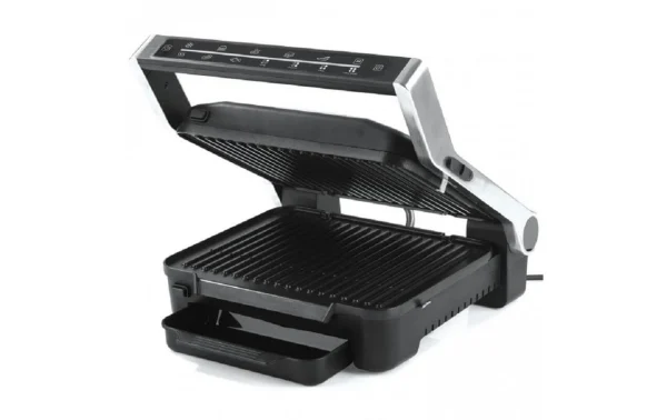 pas cher marque Grosses soldes ⭐ MAXXMEE Gril De Contact Digital 2000 W, Acier Inoxydable/noir – Gril De Contact 🎁 1