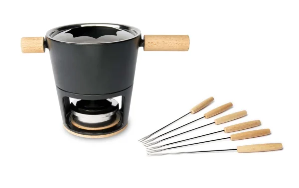 soldes pas cher Tout neuf 🔥 Stöckli Service à Fondue à La Viande Titlis 8 Pièce/s, Brun Clair/Noir – Kit De Fondue 💯 1